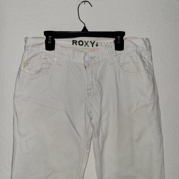 ROXY Sunset Beach Flare Fit Vintage 90's Y2K Surfer Girl Beach Coastal Juniors 7 - Picture 3 of 11